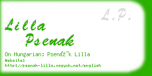 lilla psenak business card